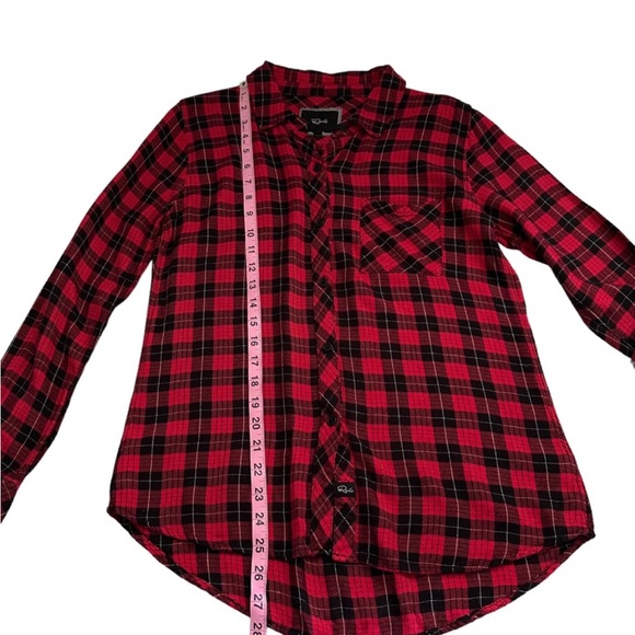 Rails Hunter Long Sleeve Button Down Plaid Shirt Small - Picture 7 of 7